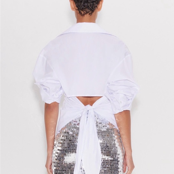 Simon Miller Crisp White Dress Shirt - Picture 2 of 3